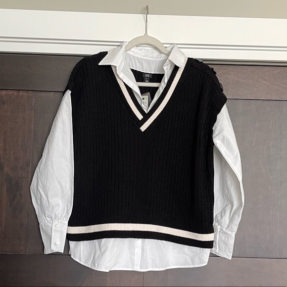 River Island Sweater Vest Hybrid Combo 